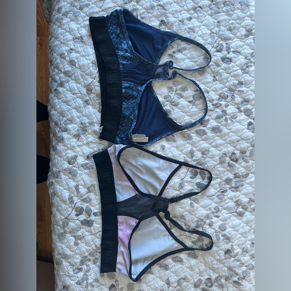 Victoria's Secret Blue and Pink Sports Bras - Picture 4 of 5